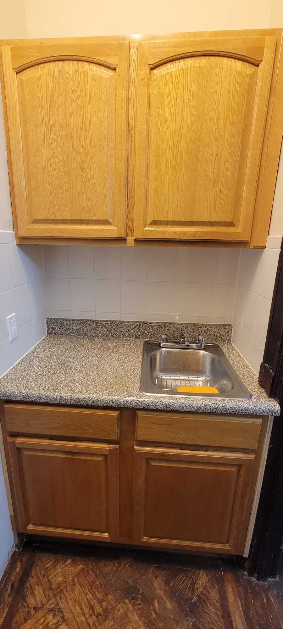 Sink and cabinets - 198 Hancock St