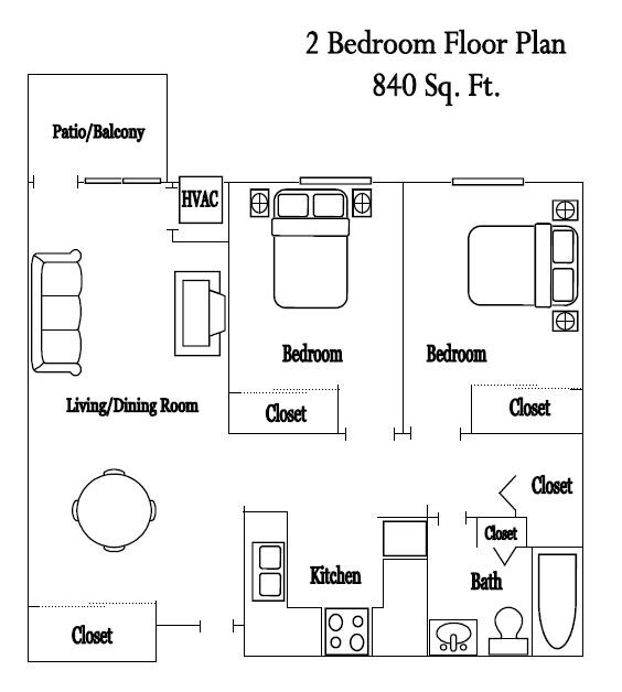 Floorplan - West Manor Senior Apartments