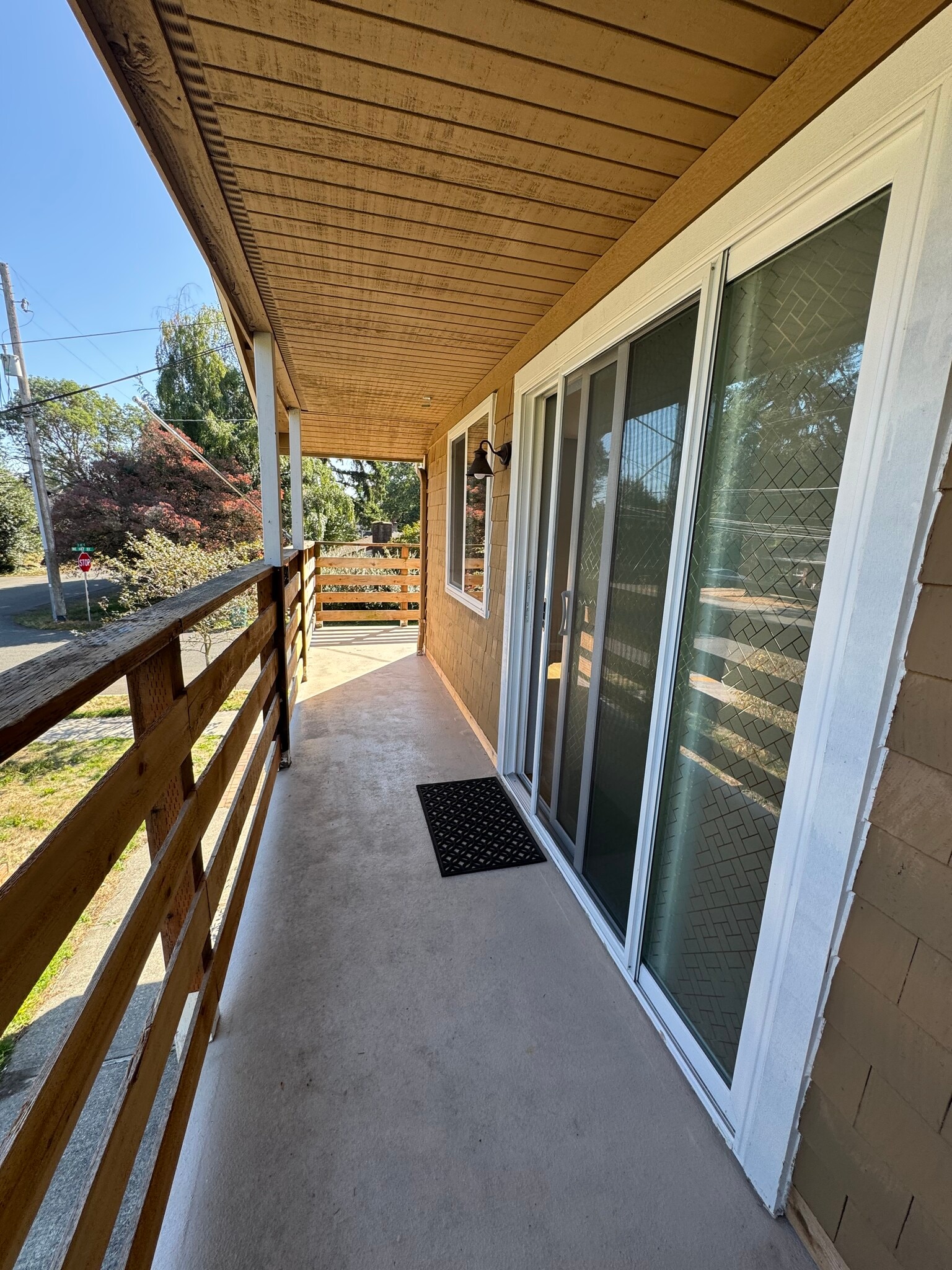 Side of the deck facing east - 14705 31st Ave NE