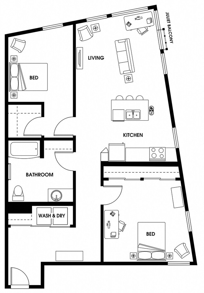 Floorplan - District Flats
