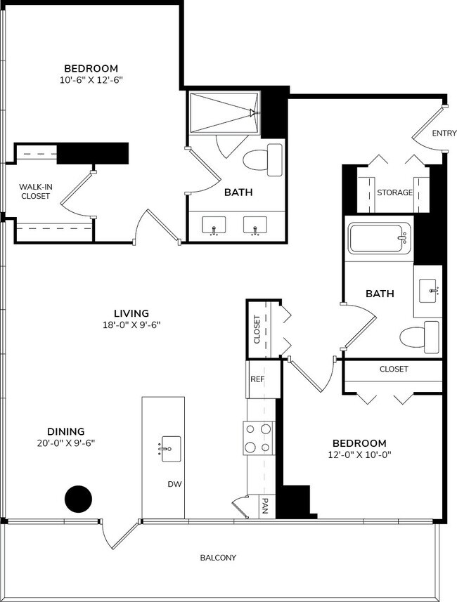 Floorplan - 640 North Wells
