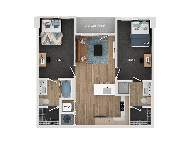 2BR/2BA - B1.2 - Lumen on Ninth