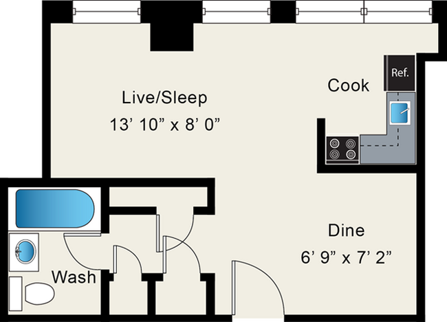 Floorplan - Reside on Wellington