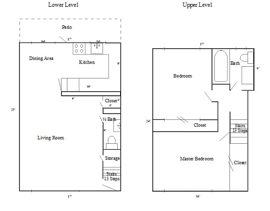 2BR/1.5BA - Four Season Townhouses