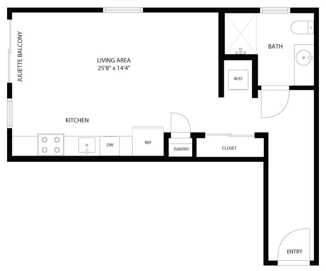 Floorplan - Evo on Emerson