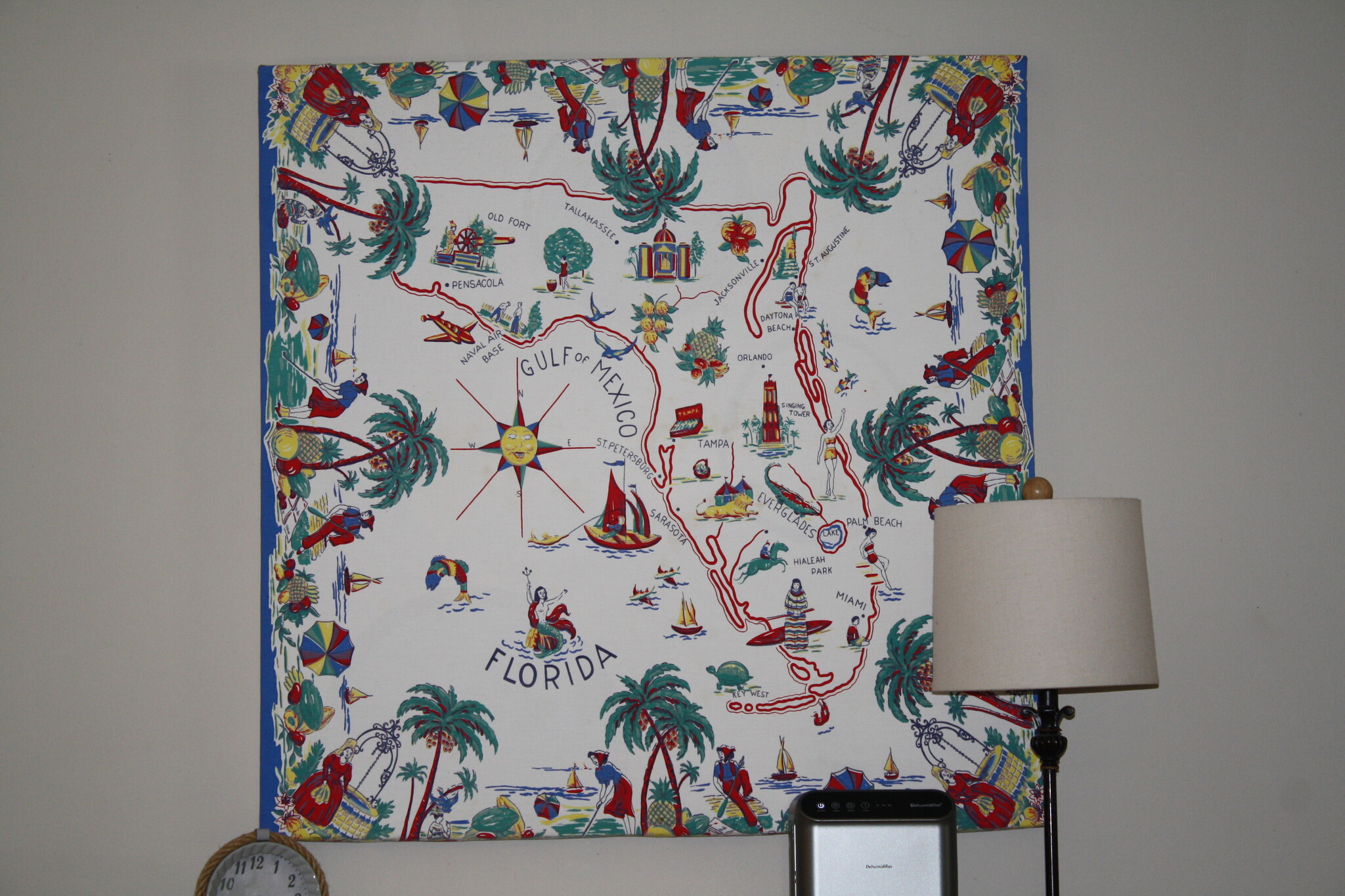Old Florida over desk - 4444 Swift Rd