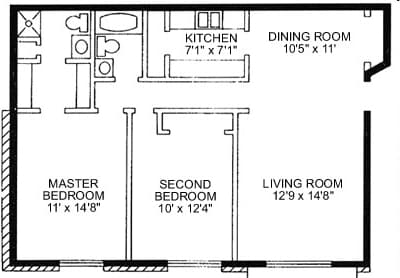 2BR/2BA - Lillian Street Apartments