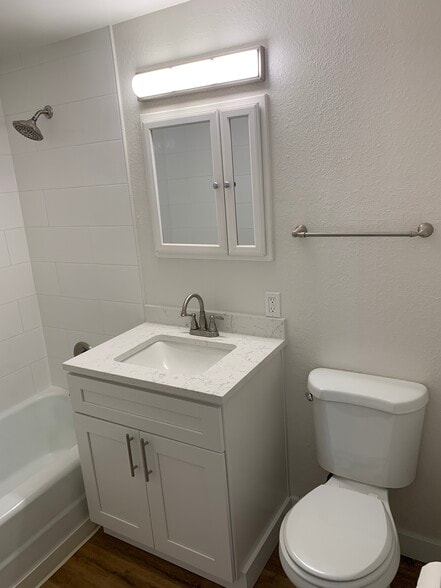 Bath with New Cabinets - 4018 NE 54th Ave