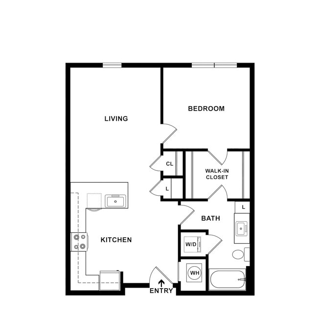 Floorplan - FIFTEEN51 Apartments of Lexington