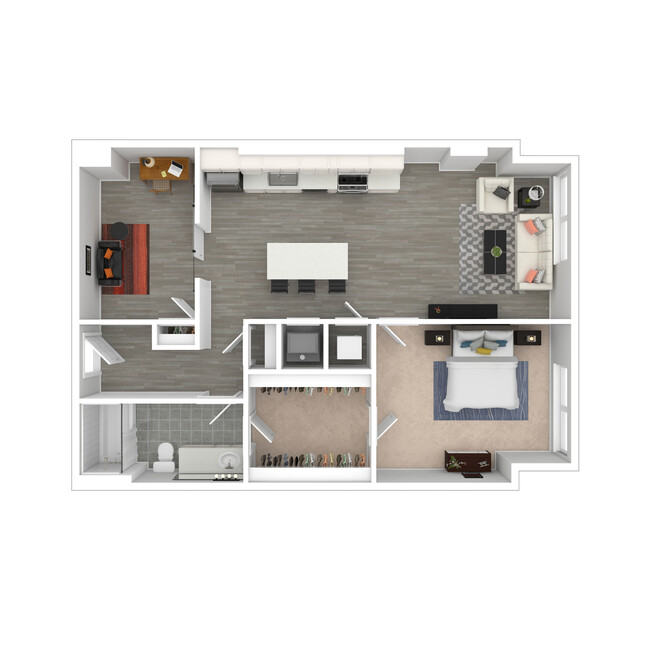 Floorplan - Residences on the Lane - 62+