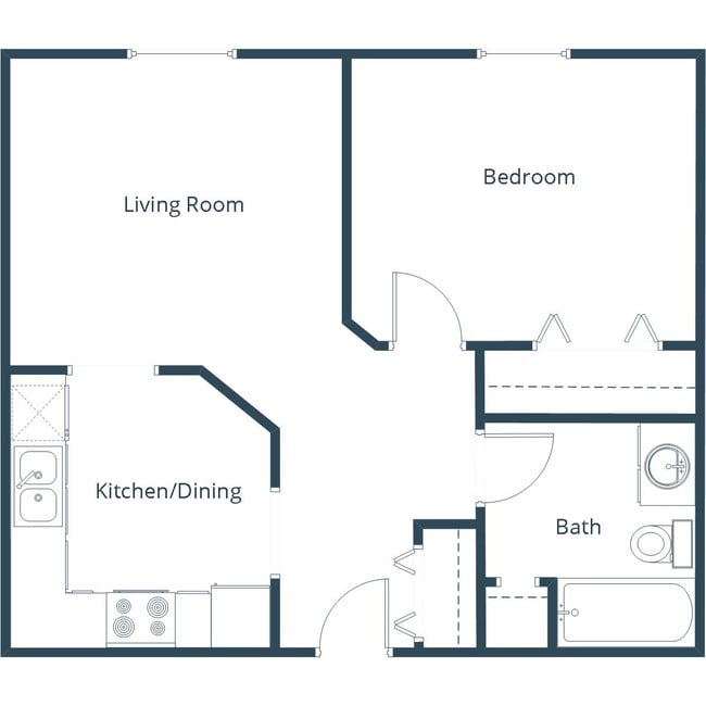 Floorplan - Ashbury Apartment Community