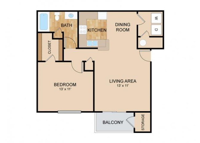 Floorplan - Tiburon View Apartments