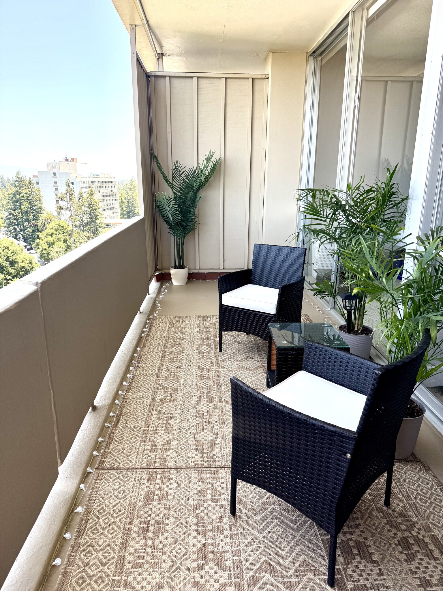 Private patio overlooking the bay - 633 Cowper St