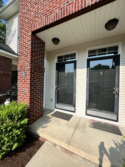 Front door (left) - 229 Scio Village Ct