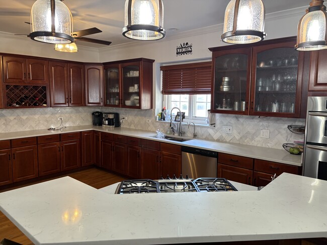 Beautiful Maple Wood Cabinets and Quartz Countertops - 27W580 Warrenville Rd