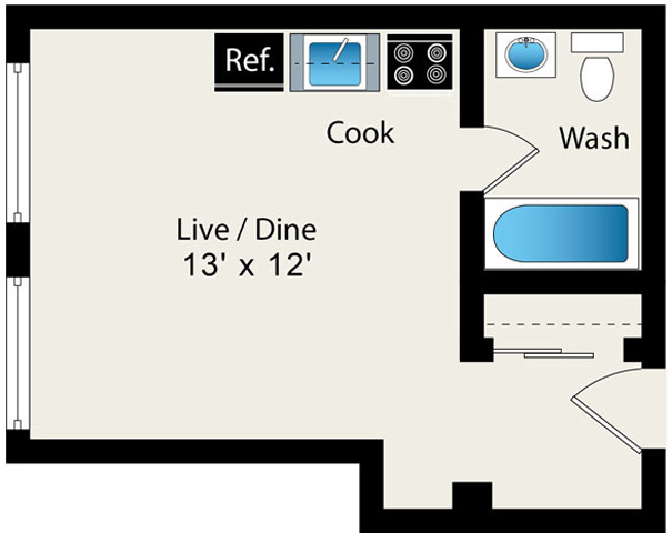 Floorplan - Reside at 2525