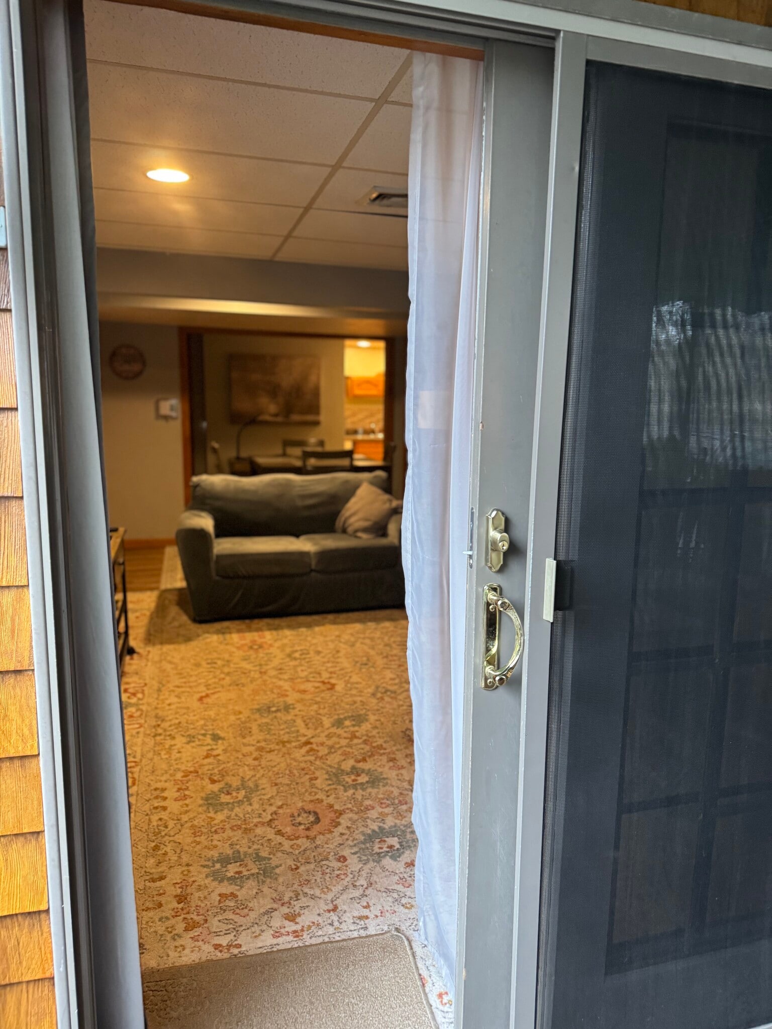 Entrance once on lower deck - 421 Oakhill Ave