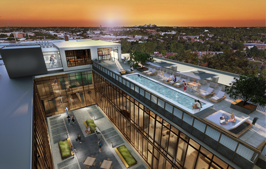 Ariel View - Woodward Lofts