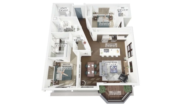 Floorplan - La Collina Living in Little Italy Cleveland