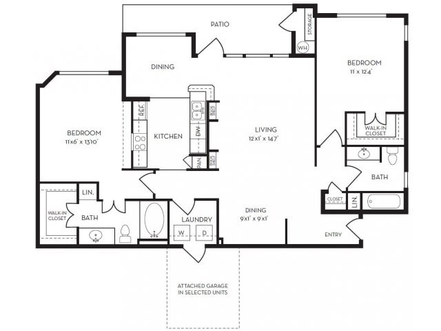 Floorplan - Villas at Rogers Ranch