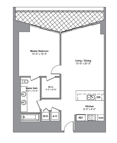 1BR/1BA - Icon Brickell Tower 2