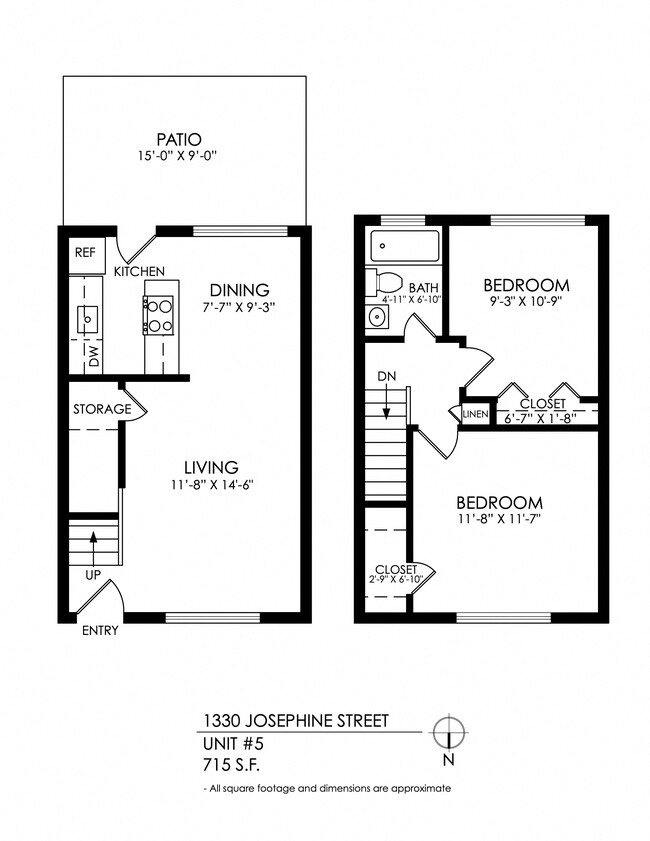 Floorplan - 1330 Josephine Street