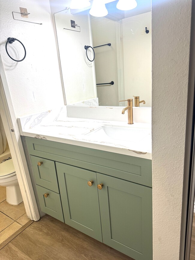 master bedroom vanity - 8463 De Soto Ave