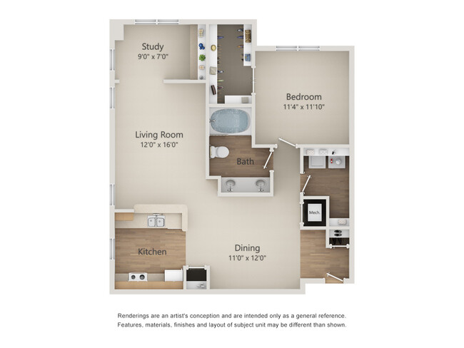 Floorplan - The Park at Monterey Oaks