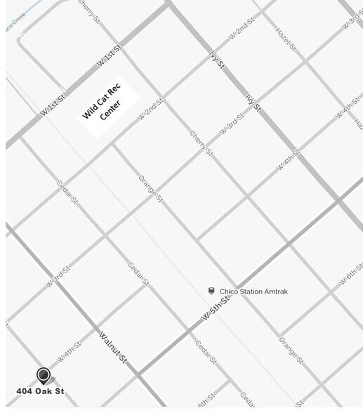Map - 404 Oak Street