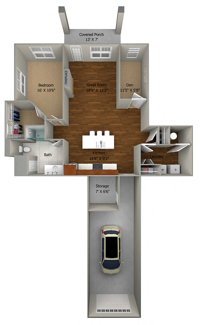 Floorplan - Cedar Place Apartments