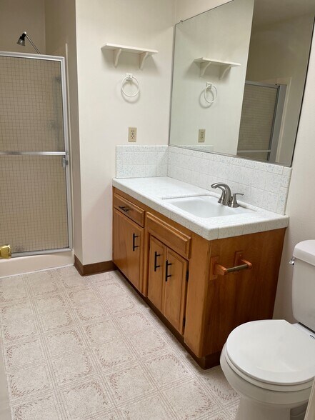 Bathroom with shower - 225 Butte Dr
