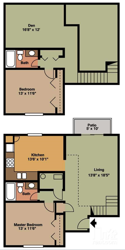 Floorplan - Abbey Lane Apartments