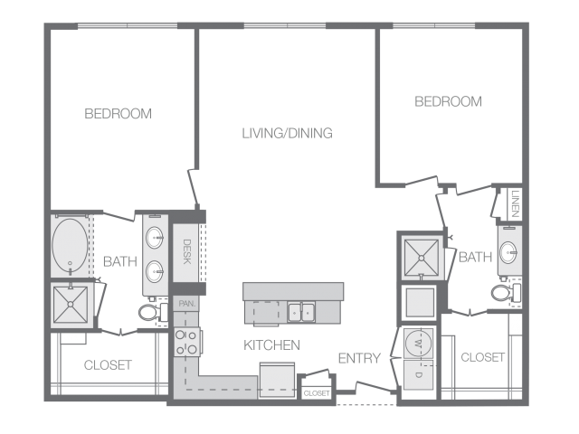 Floorplan - Hanover Rice Village