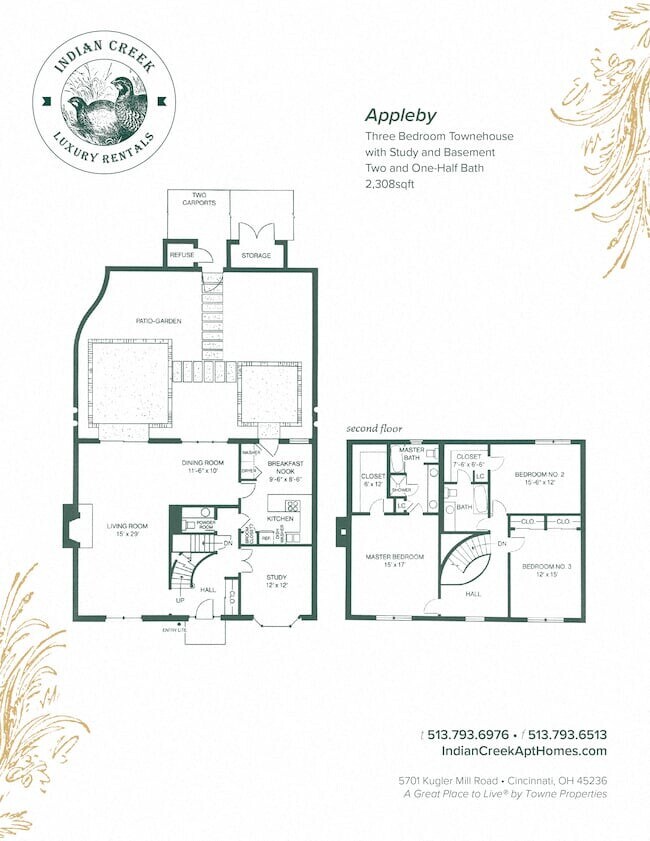 Floorplan - Indian Creek Apartments and Townhomes