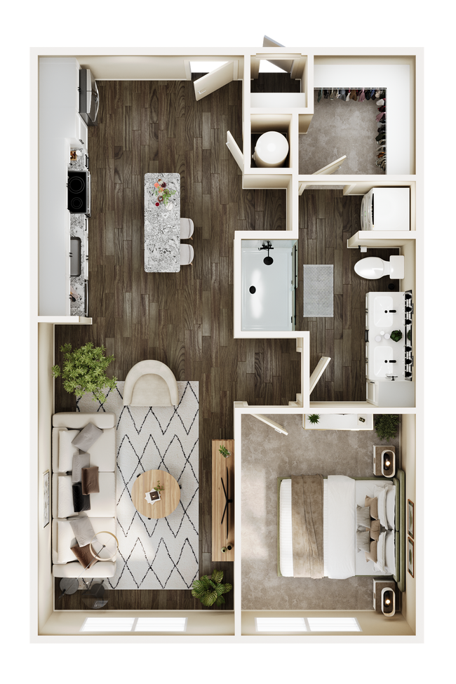 Floorplan - Somerset Upscale Apartments