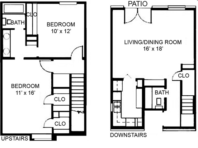 2BR/1.5BA - Willow Oaks