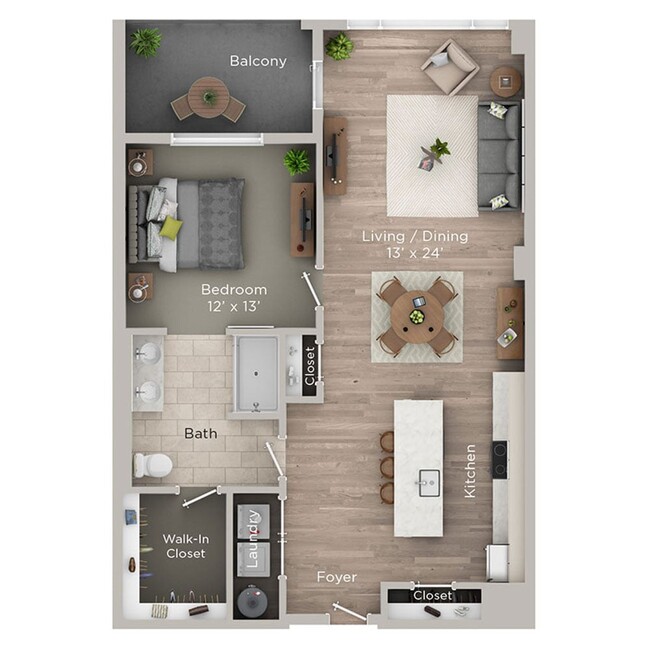 Floorplan - Madison Place Apartments