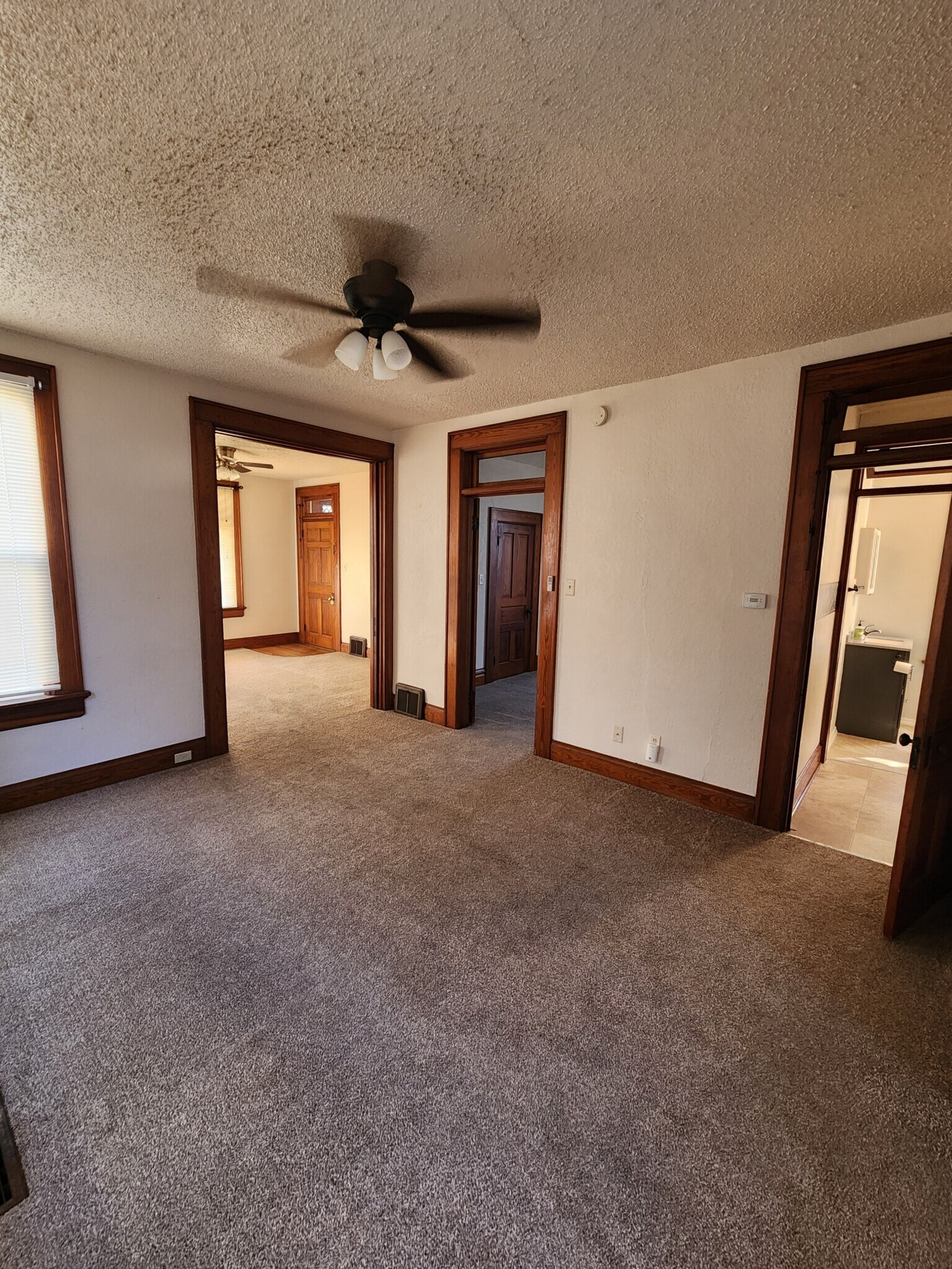 Spacious Living Area with Brand New Carpe - 2548 Jackson St