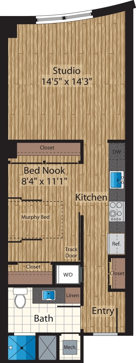 Floorplan - 425 Mass