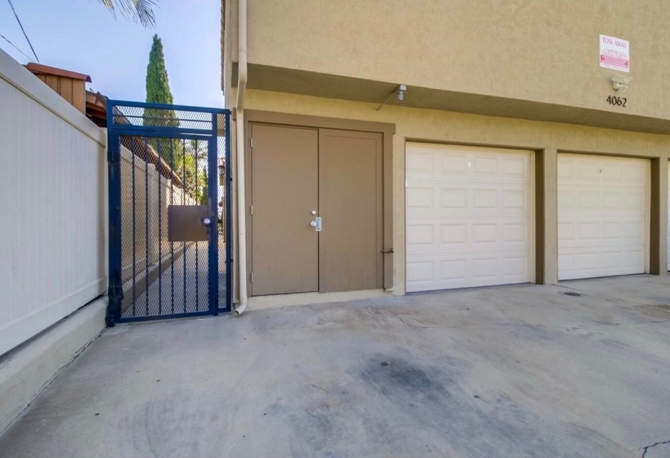 Back of condo (alley side) - 4062 Georgia St