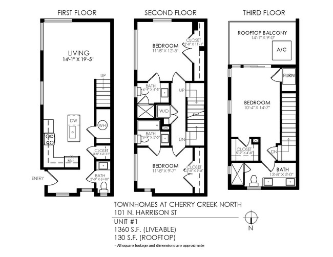 Floorplan - Townhomes at Cherry Creek North