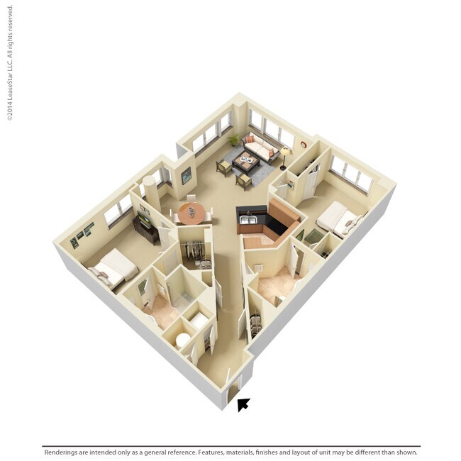 Floorplan - 2001 Clarendon Blvd