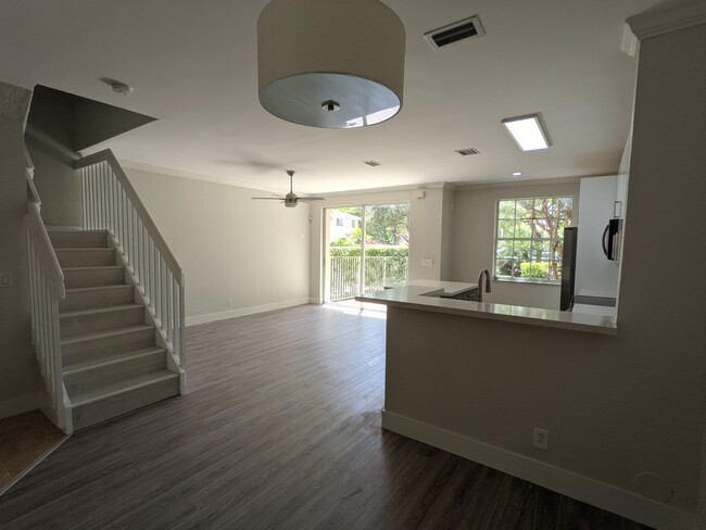 Family Room from Dining Room - 9150 NW 40th Pl