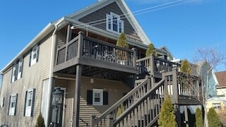 rear of building (unit is bottom left) - 954 Meade Ave