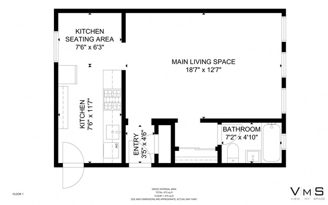 Floorplan - 10627-33 S. Hale Ave