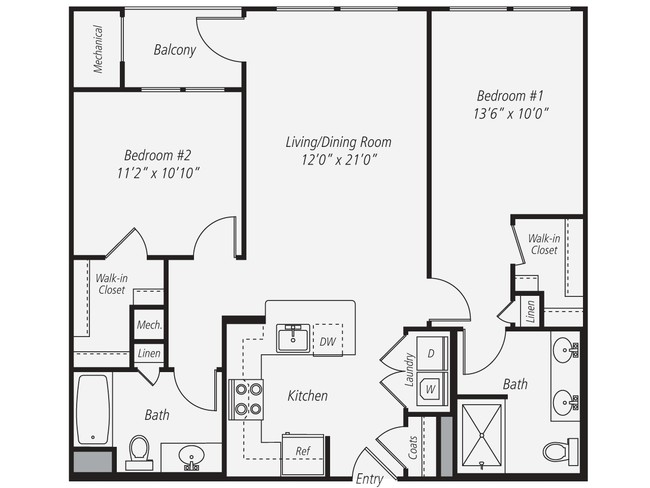 Floorplan - Avalon at Assembly Row