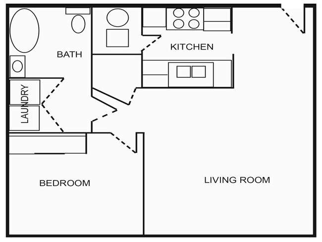 Floorplan - North Harrison Senior Apts