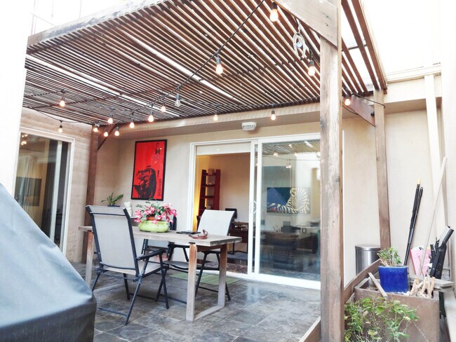 Patio outside of Living room/Dining room - 1010 Palm Ave