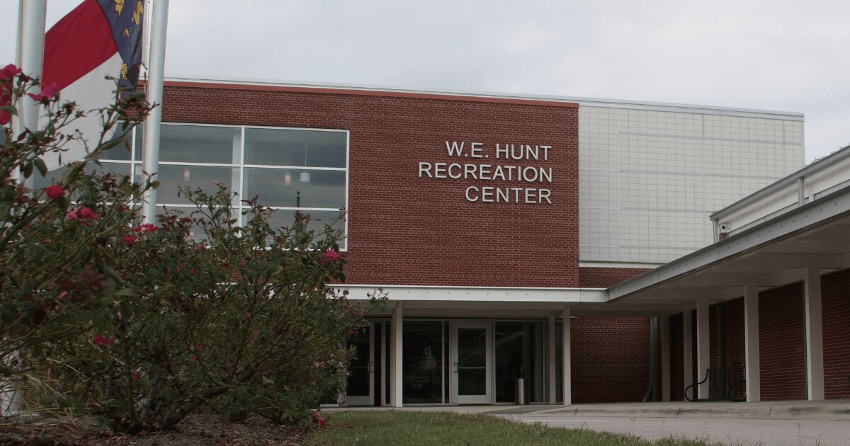 Hunt Center with gymnasium, exercise rooms, classrooms and playgrounds - 417 Flagg Rd