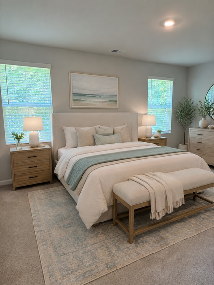 Master Bedroom Staged - 431 Falling Leaf Loop